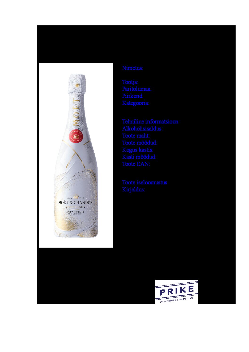 Moet-Chandon-Brut-Imperial-Limited-Edition-75CL - Prike