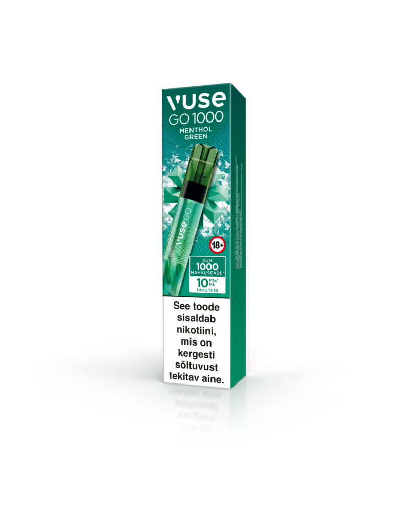 Vuse Go e-cigarette Green Menthol 10mg pakk